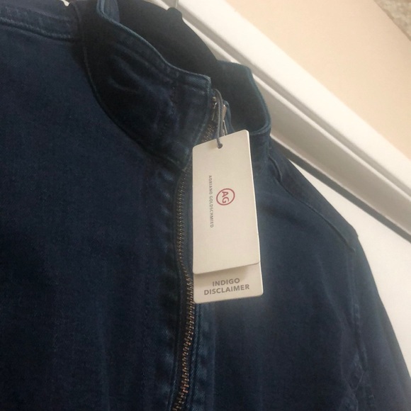 NWT $255 AG Adriano Goldschmied Cori Denim Jacket in Saga - XS! - Picture 3 of 5